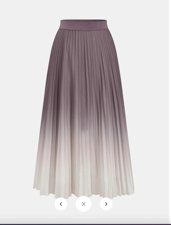 Commense Dresses & Skirts - NWT Commense Gradient Pleated Maxi Skirt Sz XL
